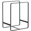Image de Yamazaki 2269 Tower Dish Organiser, Black, Steel/Silicone, 11.5 x 16 x 20 cm