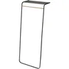 Image de Yamazaki 7079 Tower Leaning Coat Hanger with Shelf, Black, Steel/Wood, 60 x 46 x 160 cm