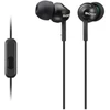 Image de Sony MDR-EX110AP Écouteurs intra-auriculaires à basses profondes avec micro et télécommande pour smartphone - Noir métallisé