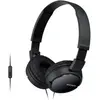 Image de Sony MDR-ZX110AP Casque supra-auriculaire 3,5 mm avec microphone, Noir