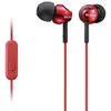 Image de Écouteurs intra-auriculaires intra-auriculaire Sony MDR-EX110AP micro-casque rouge