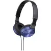 Image de Casque supra-auriculaire filaire supra-aural Sony MDR-ZX310 pliable bleu