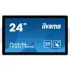 Image de Iiyama ProLite TF2415MC Moniteur tactile CEE: F (A - G) 60.5 cm (23.8 pouces) 1920 x 1080 pixels 16:9 16 ms HDMI , VGA, DisplayPort, RJ45, jack VA LED