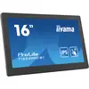 Image de Iiyama ProLite T1624MSC-B1 Moniteur tactile CEE: E (A - G) 39.6 cm (15.6 pouces) 1920 x 1080 pixels 16:9 25 ms HDMI , Audio-Line-out, USB 2.0 IPS LCD