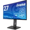 Image de iiyama Ecran Prolite XUB2792UHSU-B6, 27" Ulltra Mince, Dalle IPS, 3840x2160, 4ms, 350cd/m², 1300:1,HDMI, DP, USB-C, USB (3x3.2), Haut-parleurs, réglable en Hauteur + Pivot, TCO