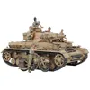 Image de TAMIYA 25208 1:35 Dt. PzKpfw.IV AUSF.F m. Krad DAK   Modélisme, kit de construction en plastique, loisirs, bricolage, collage, kit de modélisme, modèle, assemblage