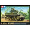 Image de TAMIYA 32606 1:48 US M5A1 Stuart Light Tank (1) - Kit de modèle, kit en Plastique, kit de Montage, réplique détaillée, Moyen, Vert