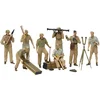 Image de Tamiya 300035343-1:35 Ensemble de Figurines DAK Luftwaffe Artillery, réplique fidèle, kit en Plastique, Artisanat, kit de modèle, Assemblage, Non Peint