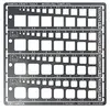 Image de TAMIYA 74156 Lot de 4 pochoirs carrés en polyéthylène pour modélisme, Accessoires 1-10 mm