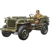 Image de Tamiya - 35219 - Maquette - Jeep Willys 1 / 4 Ton - Echelle 1:35, brun, noir