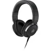 Image de Yamaha HPH-MT8 - Casque de monitoring studio haut de gamme avec câble 3m droit et câble spiral 1,2m et adaptateur 6,3 mm - Noir