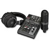 Image de Yamaha AG03MK2 Kit de Streaming en Direct Tout-en-Un avec Table de mixage 3 canaux, Microphone à condensateur et Casque pour Windows, Mac, iOS et Android Noir
