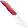 Image de Kyocera FK-075-WH RD Petit Couteau d'Office Manche Rouge Lame Céramique Blanche 7,5 cm