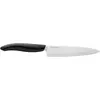 Image de Kyocera FK-130-WH BK Couteau Universel Manche Noir Lame Céramique Blanche Couteau universel 13 cm