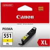 Image de Canon CLI-551XL Cartouche Y Jaune XL (Emballage Carton) & CLI-551XL Cartouche C Cyan XL (Emballage Carton)
