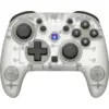 Image de Hori Manette sans fil Horipad Turbo Frost Nintendo Switch et Switch 2 - Fonction Assign - Bouton C - Autonomie 10 h - Licence officielle - Blanc et transparent