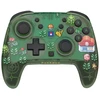 Image de HORI Manette de Commande Nintendo Switch - Design Pokémon à Pixels, Autonomie 10h, Portée 10 m, Vert et Boutons C/Fonctions Turbo