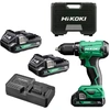 Image de HiKOKI DS18DAWCZ 18V LI-ION Battery Drill-Screw Machine Set (2x2.0h) Dans Une Valise
