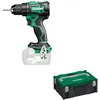 Image de HIKOKI Akku Bohrschrauber DS18DEW2Z, Bohrfutter: 1,5-13mm (18V, Max. Festdrehmoment (hart): 140 Nm, Leerlaufdrehzahl 2.Gang: 0-2000 min-1, Brushless) Zubehör: im HSC II Koffer, ohne Akku und Ladegerät
