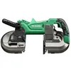Image de HIKOKI Akku Bandsäge CB3612DA (18V, Brushless Motor, Blattgeschwindigkeit: 1,0-3,2 m/min, Bandabmessung LxHxB: 1.140x12,5x0,5 mm) Plus Zubehör, OHNE Akku, Ladegerät und Transportkoffer.