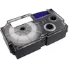 Image de CASIO XR-12RD1 Beschriftungsband 12 mm für Labelprinter, Schwarz auf Rot