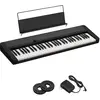 Image de Casio Casiotone CT-S1BK Piano-Keyboard avec 61 Touches à Frappe Dynamique, 61 sons, Noir