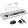 Image de Casio Casiotone CT-S1WE Piano-Keyboard avec 61 Touches à Frappe Dynamique, 61 sons, Blanc