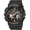 Image de Casio Montre-bracelet GA-100-1A4ER (l x H) 51.20 mm x 55 mm noir, rouge Matériau du boîtier=Résine synthétique Matériau (bracelet)=Résine synthétique