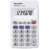 Image de Sharp EL-233 S Calculatrice de poche blanc Ecran: 8 à pile(s) (L x l x H) 105 x 62 x 8 mm