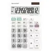 Image de Sharp EL-334W Calculatrice de bureau blanc Ecran: 12 à pile(s), solaire (l x H x P) 112 x 170 x 14 mm