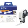 Image de Brother DK-11203 Rouleau détiquettes 17 x 87 mm papier blanc 300 pc(s) fixation permanente DK11203 Etiquette pour trieur