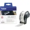 Image de Brother DK-22211 Rouleau détiquettes 29 mm x 15.24 m film blanc 1 pc(s) fixation permanente DK22211 Etiquette universelles