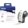 Image de Brother Brother DK-22214 - Weiß - Rolle (1,2 cm x 30,5 m) Thermopapier Rouleau détiquettes 12 mm x 30.48 m papier blanc 1 pc(s) fixation permanente DK22214