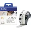 Image de Brother DK-11219 Rouleau détiquettes Ø 12 mm papier blanc 1200 pc(s) fixation permanente DK11219 Etiquette universelles