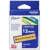Image de Etiquette Brother TZe, TZ TZe-B31 plastique Couleur de ruban: orange signal Couleur de police:noir 12 mm 5 m