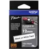 Image de Ruban détiquetage Brother TZe-FX, TZ-FX TZe-FX231 PET Couleur de ruban: blanc Couleur de police:noir 12 mm 8 m