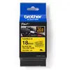 Image de BROTHER TZe-FX641 Ruban original Laminé flexible, Noir sur fond Jaune, 18 mm, 8 M
