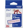 Image de BROTHER TZe-RE34, Ruban original Tissus de Haute qualité, Or sur Rose, 12 mm, 4M