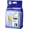 Image de Brother Encre LC3211 dorigine pack bundle noir, cyan, magenta, jaune LC3211VAL