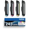 Image de Brother TN-243CMYK Pack de 4 Toners compatible avec Imprimante HL-L3210CW/L3230CDW/L3270CDW/MFC-L3710CW/L3730CDN/L3750CDW Multi-pack (Noir, Cyan, Magenta, Jaune)
