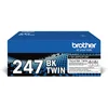 Image de Brother TN247BKTWIN Lot de 2 Toners de Couleur Noire pour imprimantes DCPL3550CDW/HLL3230CDW/HLL3270CDW/MFCL3730CDN/MFCL3750CDW/MFCL3770CDW MFCL3770CDW