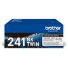Image de Brother TN241BKTWIN Lot de 2 Toners, Couleur Noire, jusqu'à Environ 5000 Pages, pour imprimantes HL3140CW/HL3150CDW/HL3170CDW/DCP9020CDW/MFC9140CDN/MFC9330CDW/MFC9340CDW