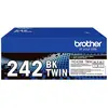 Image de Brother Toner TN-242BKTWIN dorigine paquet de 2 noir 2500 pages TN242BKTWIN