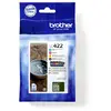 Image de Brother Encre LC-422VAL dorigine pack bundle noir, cyan, magenta, jaune LC-422 VAL