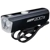Image de Cateye AMPP200 II - Lumière Avant pour vélo, 200 lumens, Rechargeable par USB, lumière LED pour vélo avec Technologie OptiCube, 4 Modes d'éclairage, IPX7 étanche, Support FlexTight pour vélos