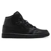 Image de Air Jordan 1 Mid Triple Black EU:46