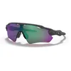 Image de Lunettes vélo Oakley Radar EV Path Steel Prizm Road Jade gris