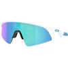 Image de Lunettes vélo enfant Oakley Resistor Sweep Polished White / Prizm Sapphire blanc