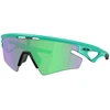 Image de Lunettes vélo Oakley Sphaera Slash Neon Pop Collection Matte Celeste / Prizm Road Jade vert