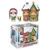 Image de SANTA CLAUS ET NUTMEG WITH HOUSE / PEPPERMINT LANE / FIGURINE FUNKO POP